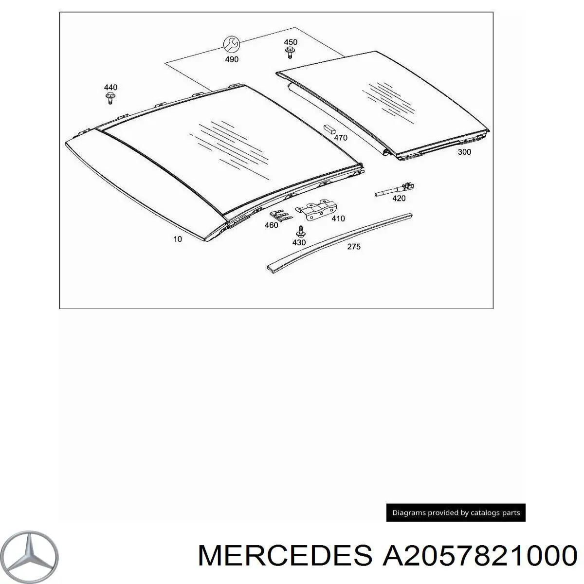 A2057821000 Mercedes 