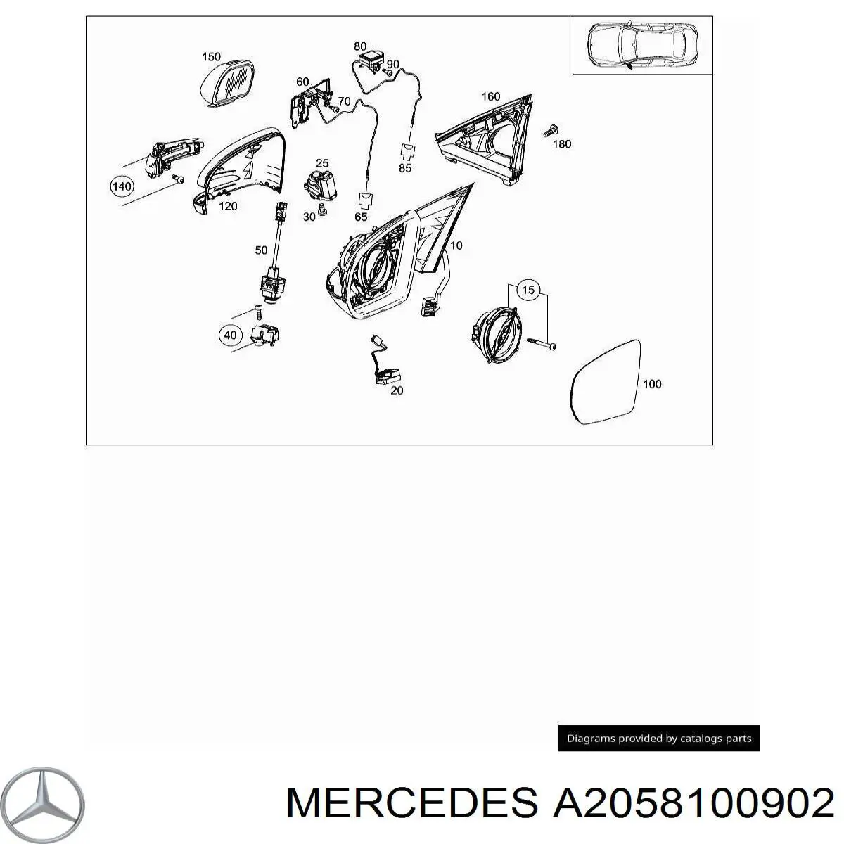 A2058100902 Mercedes 