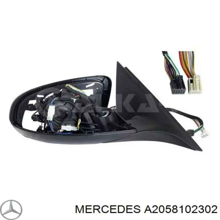 Купить A2058102302 Mercedes Наружное зеркало левое
