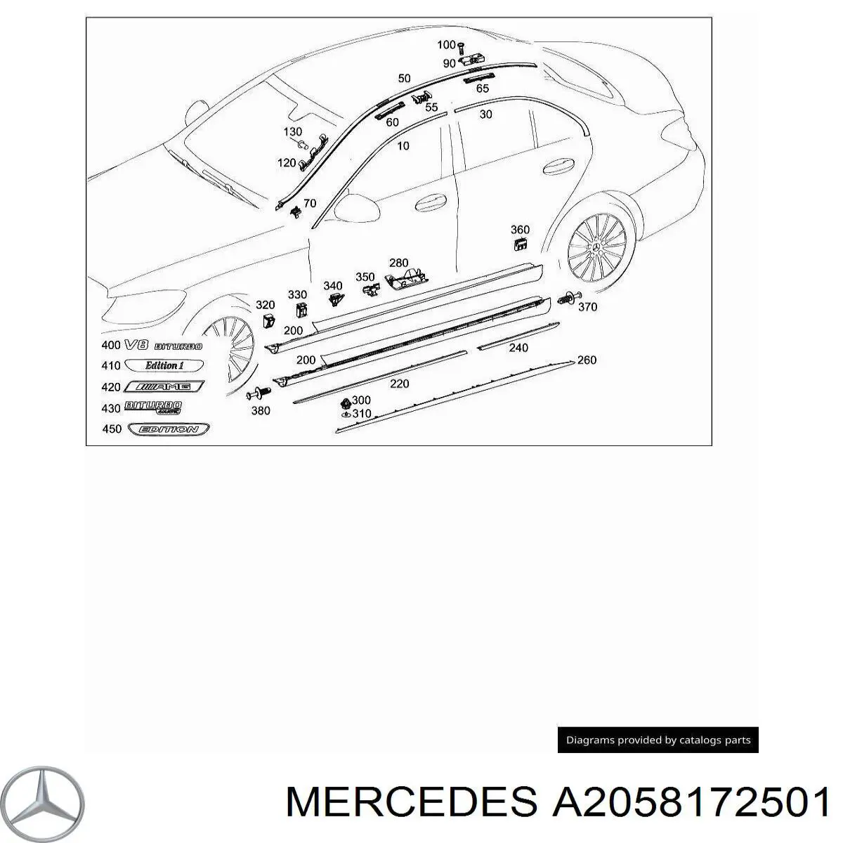  A2058172501 Mercedes