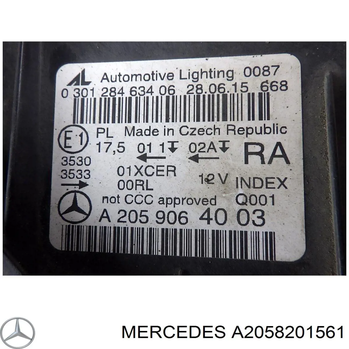 A2058201561 Mercedes 