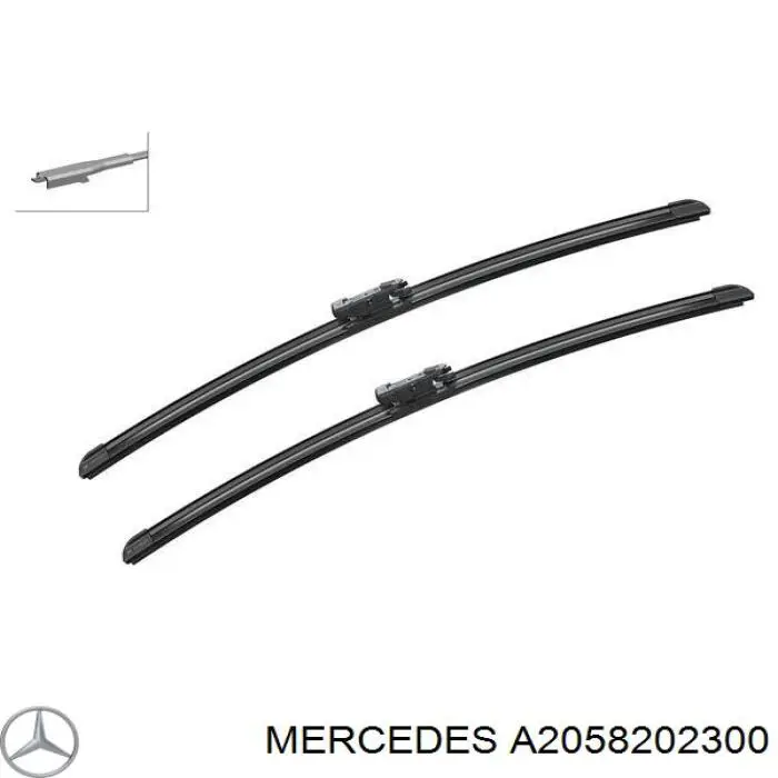 Дворники Mercedes A2058202300 цена, от 55.00 USD