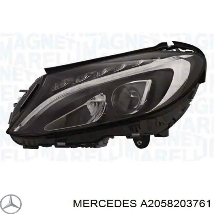 A2058203761 Mercedes luz direita