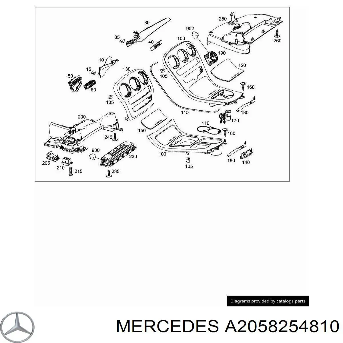  A2058254810 Mercedes