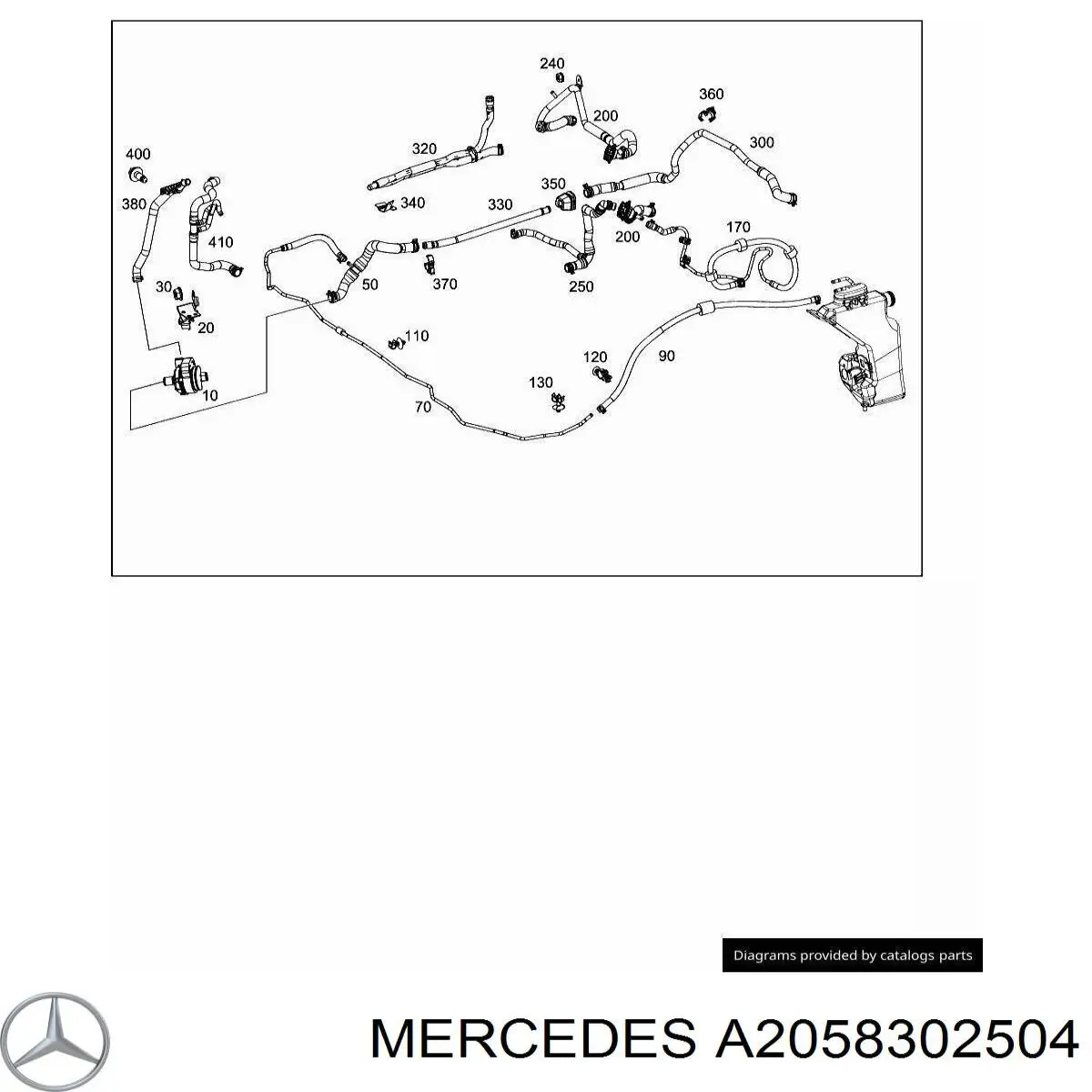 A2058302504 Mercedes 