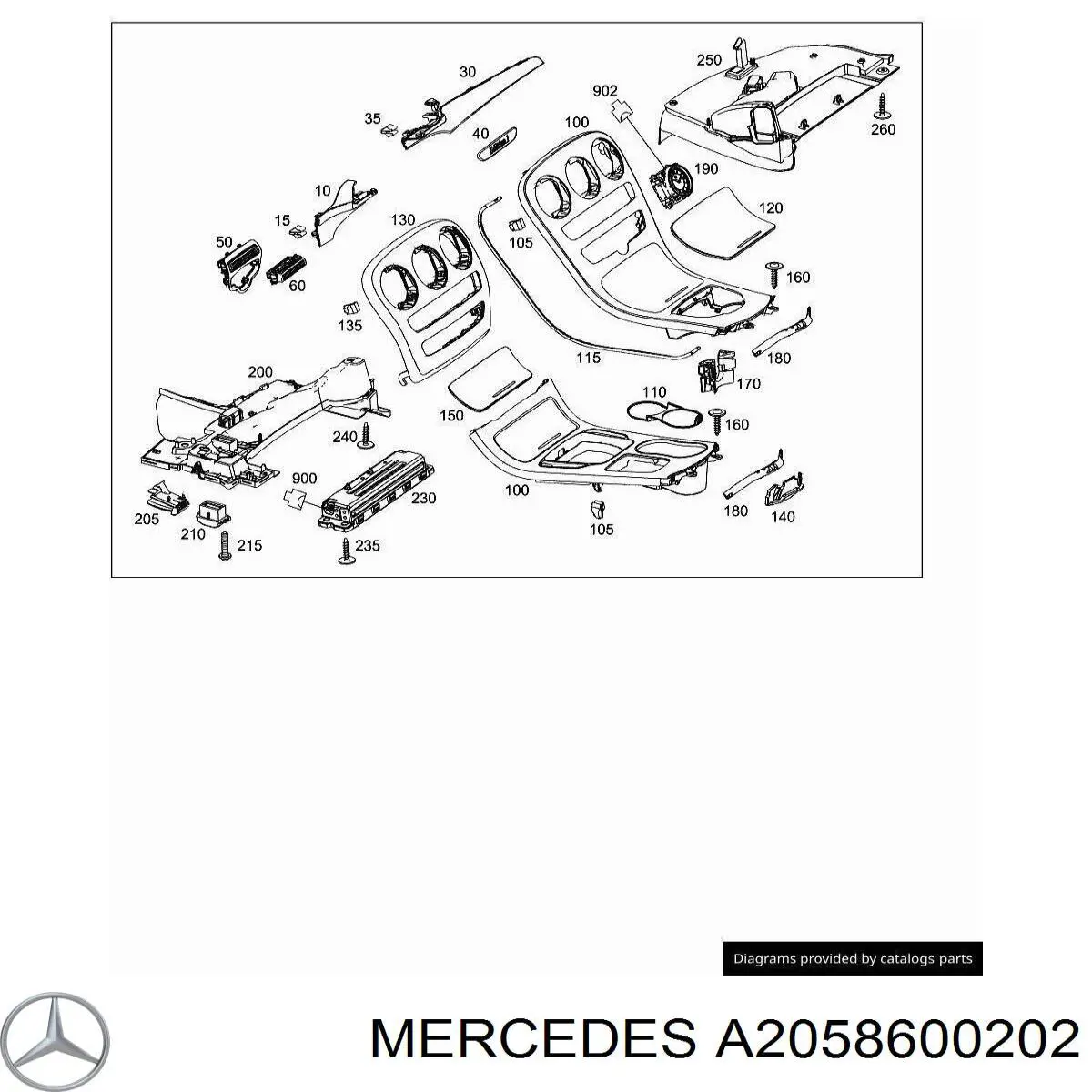 2058600202 Mercedes 