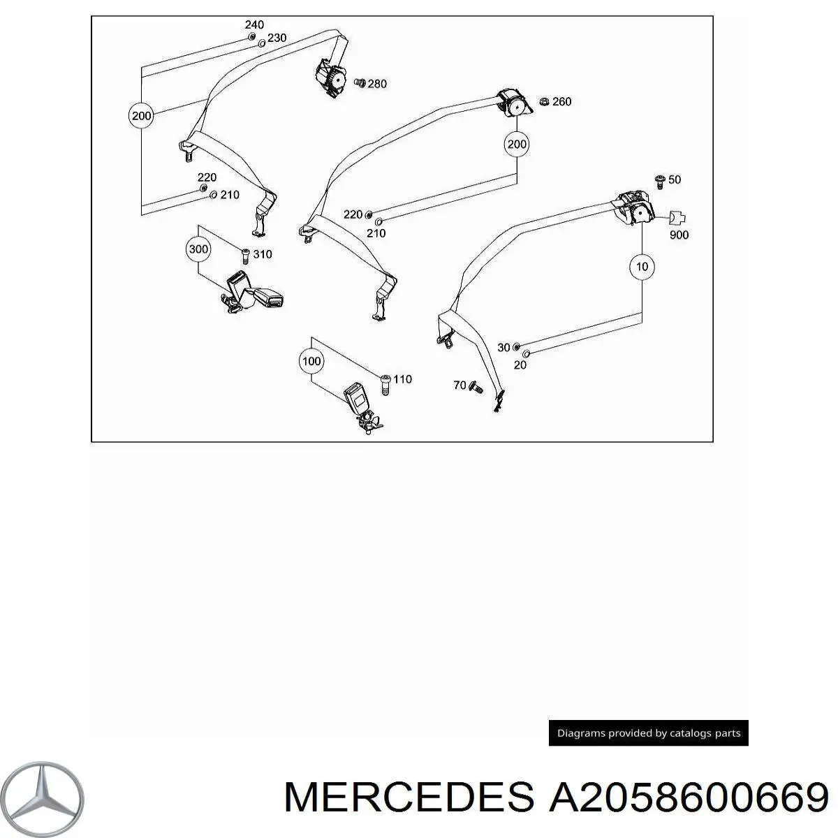 A2058600669 Mercedes 
