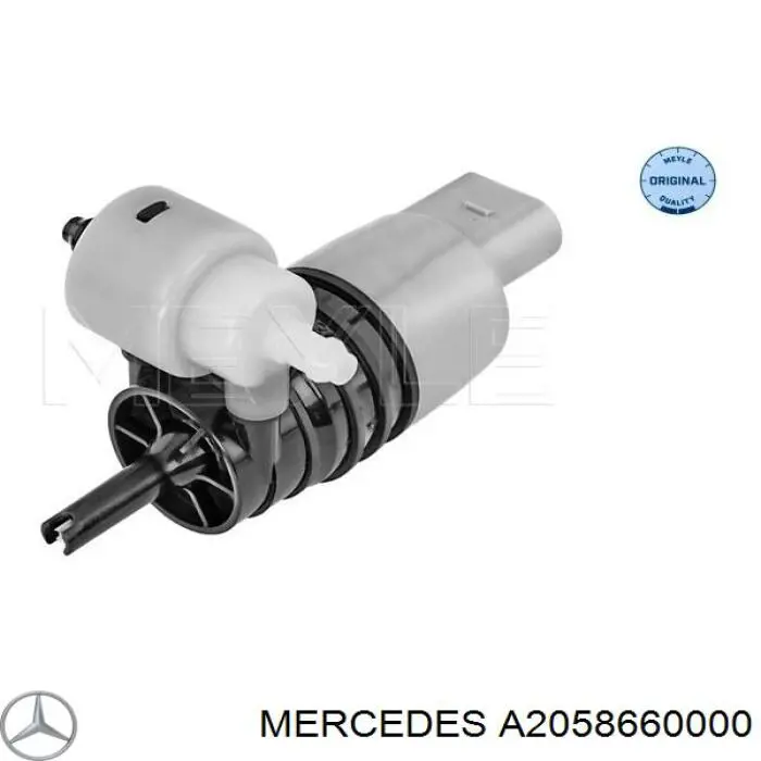A2058660000 Mercedes bomba de motor de fluido para lavador de vidro dianteiro
