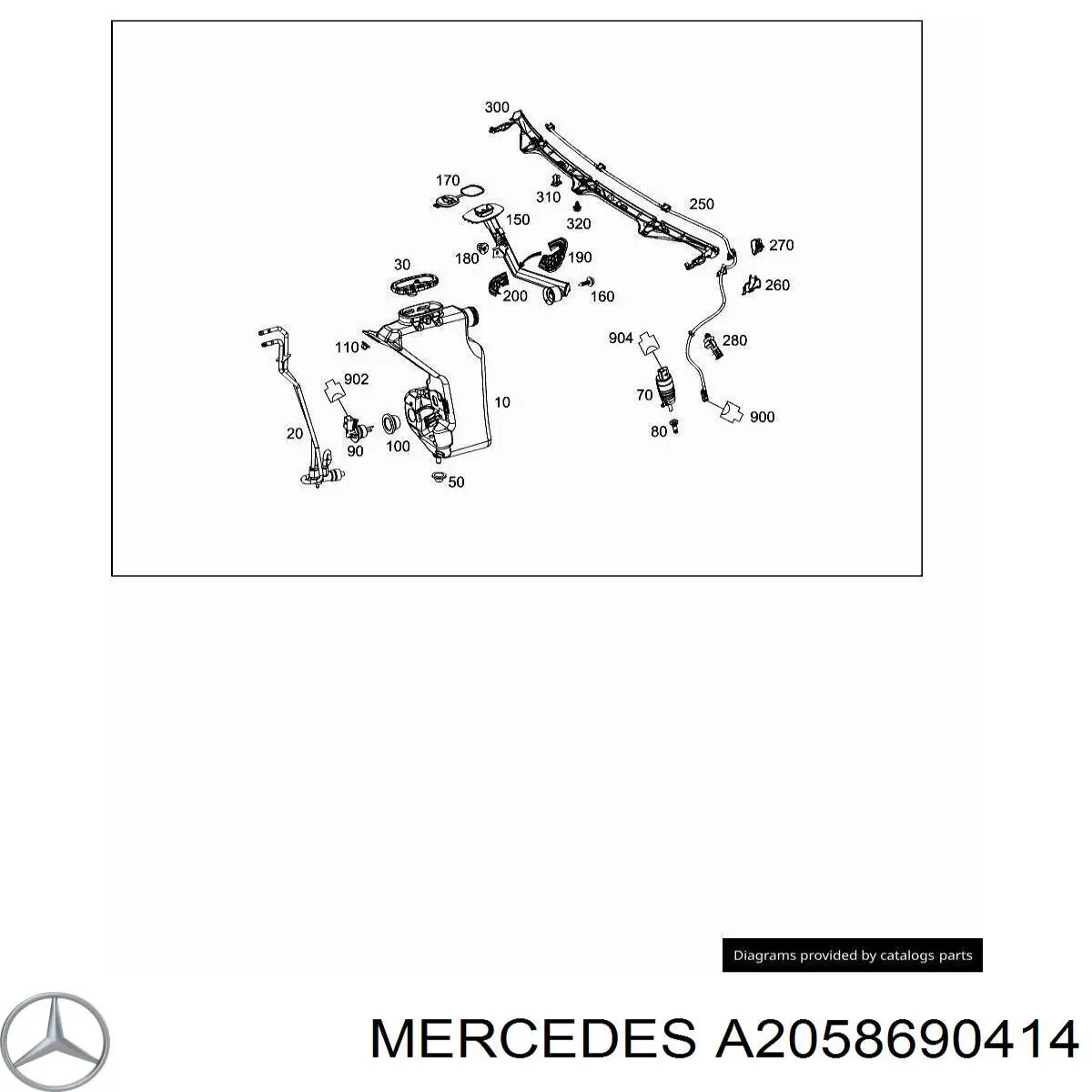 A2058690414 Mercedes 