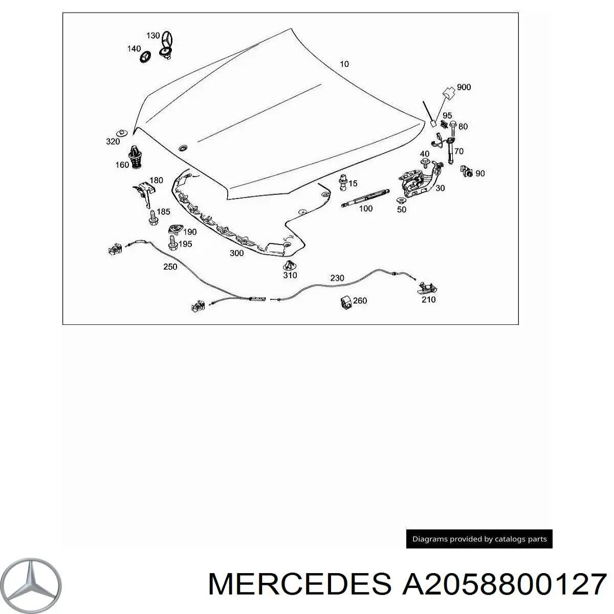 A2058800127 Mercedes 