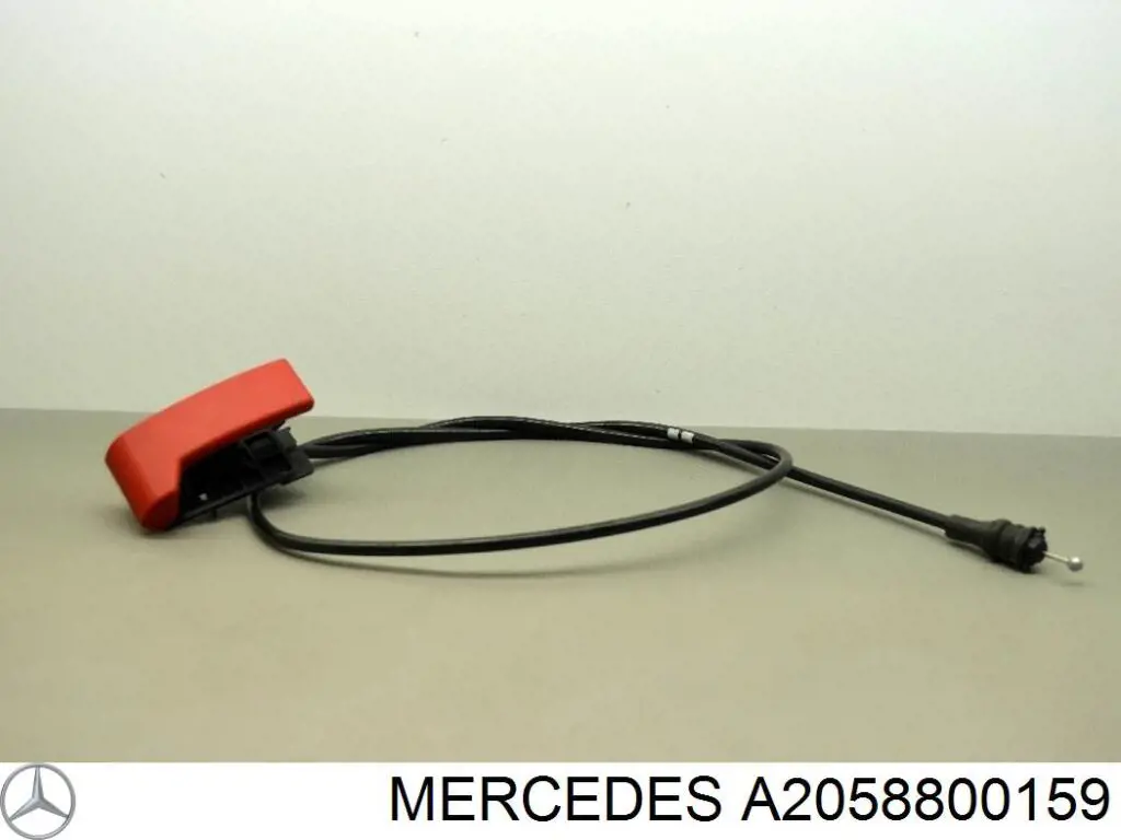 Купить 2058800159 Mercedes Трос открывания капота задний