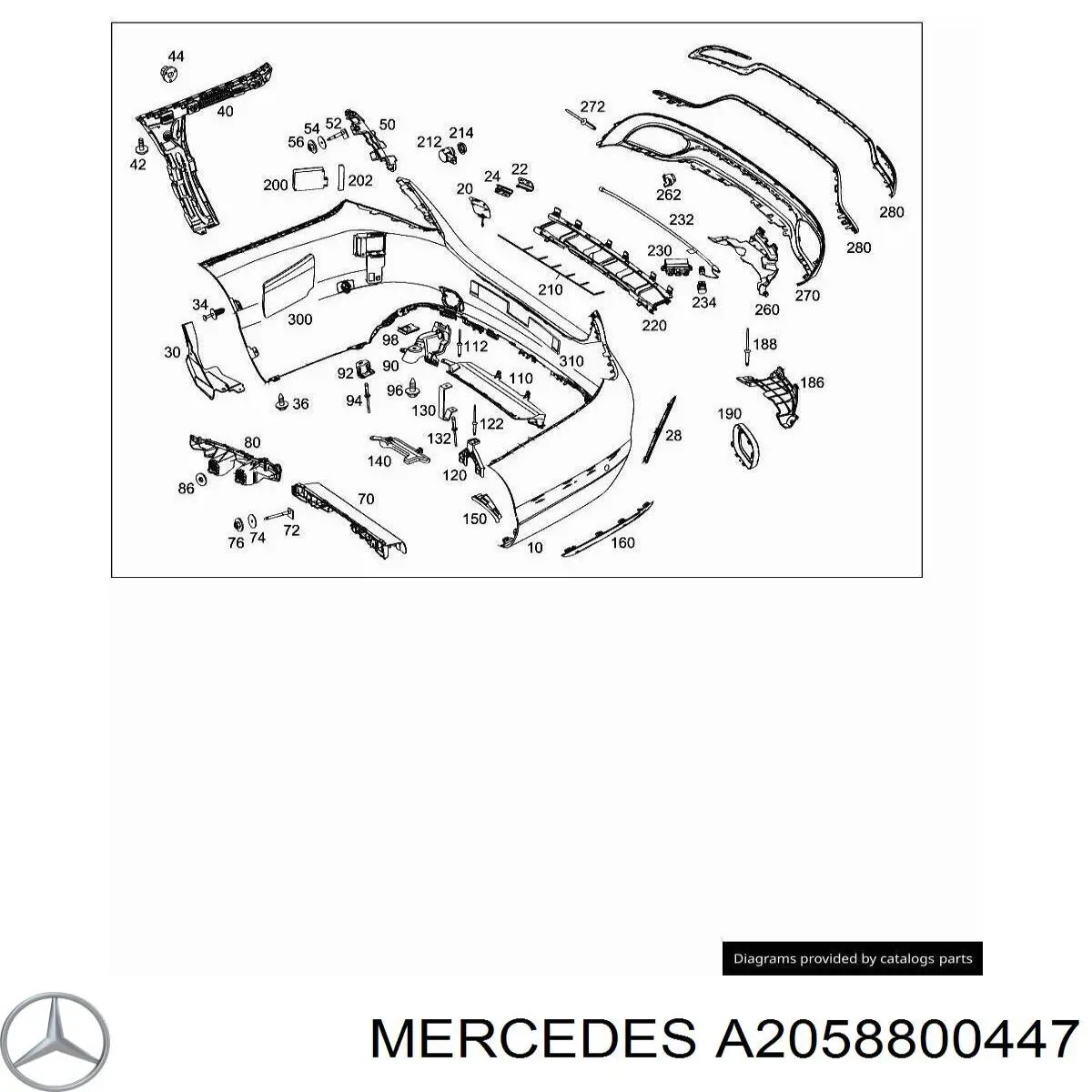  A2058800447 Mercedes