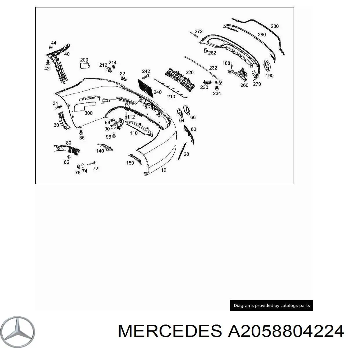  A2058804224 Mercedes