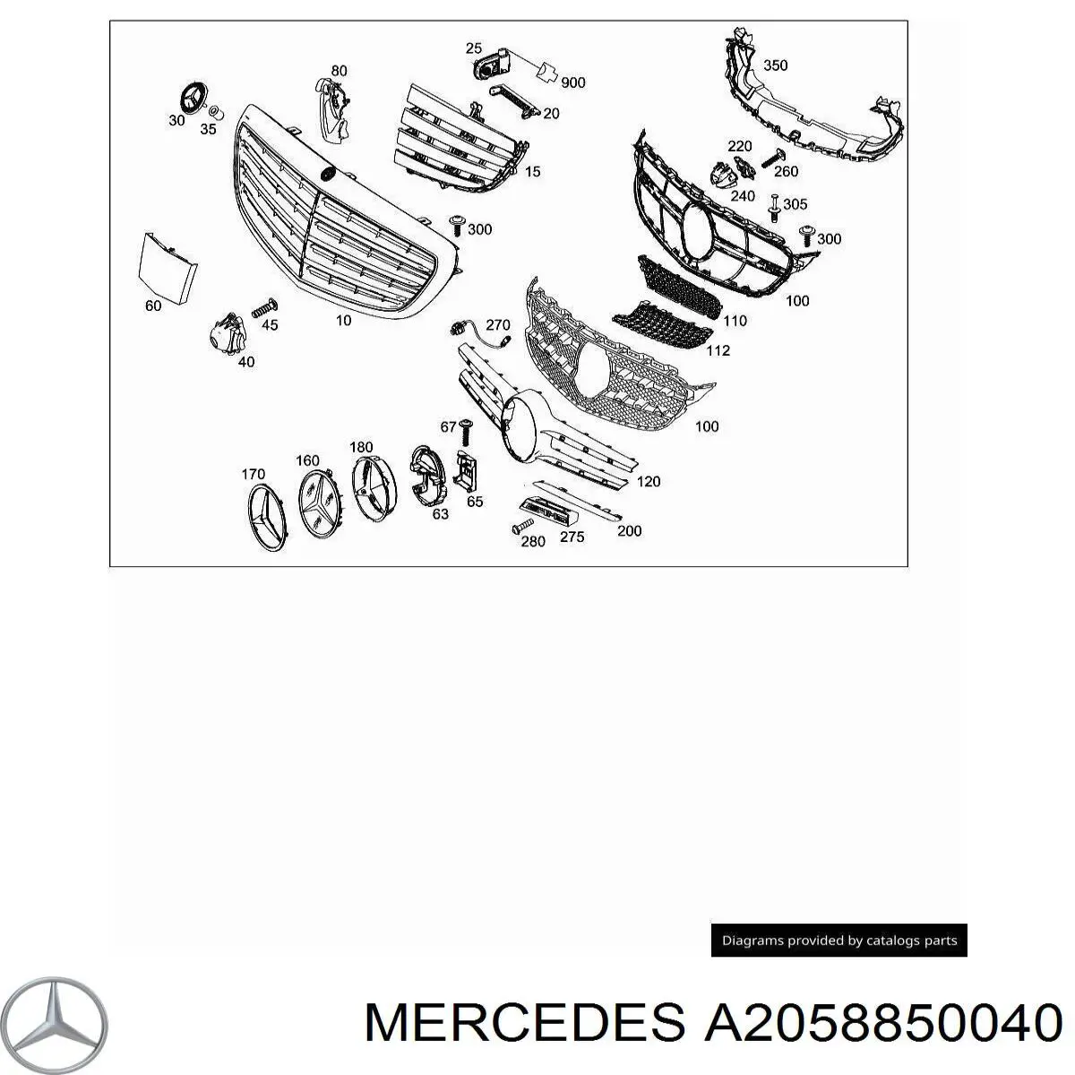 2058850040 Mercedes 