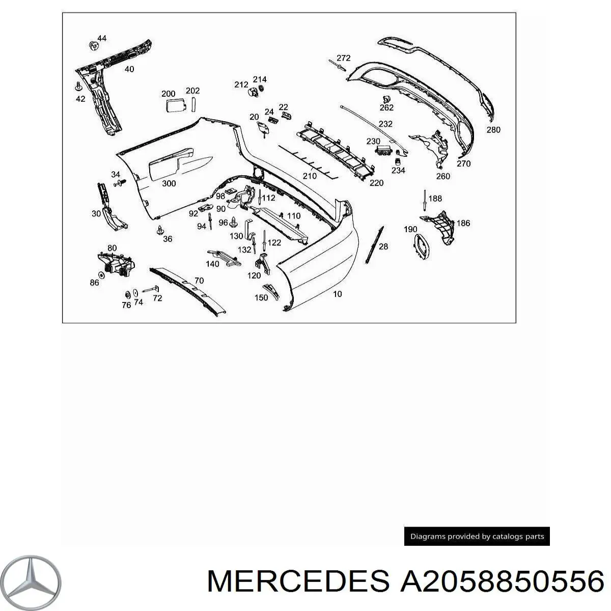 A2058850556 Mercedes 