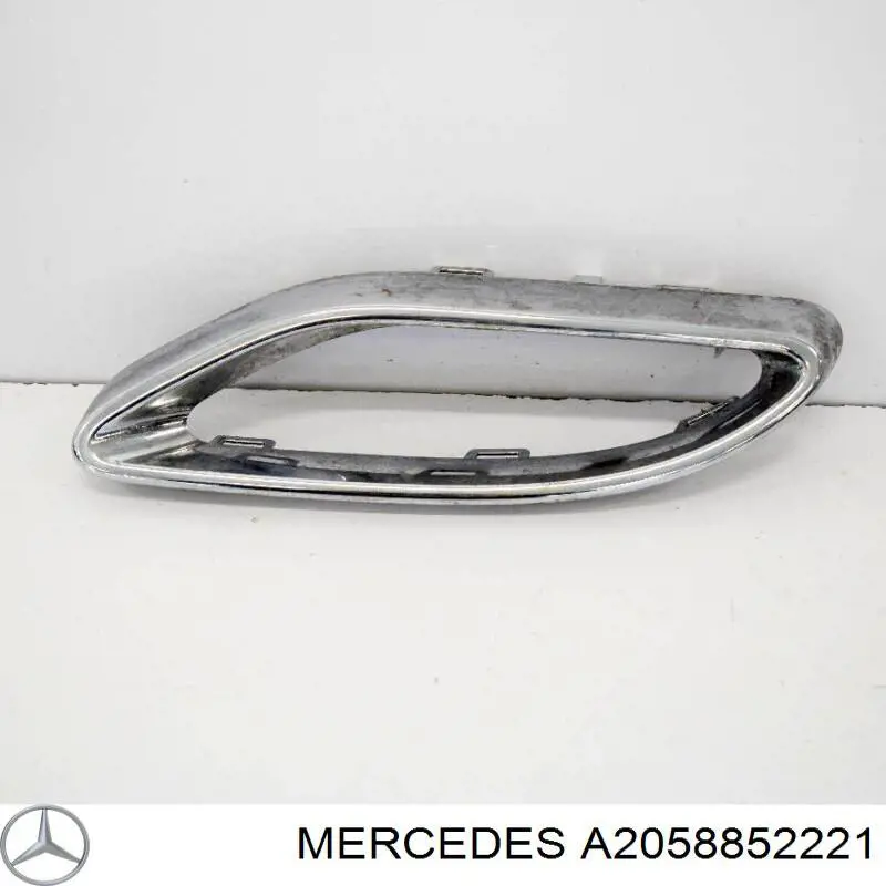 Накладка бампера заднього, ліва A2058852221 Mercedes