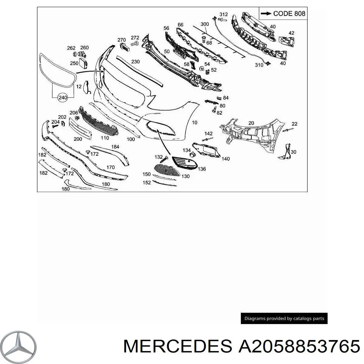 A2058853765 Mercedes 