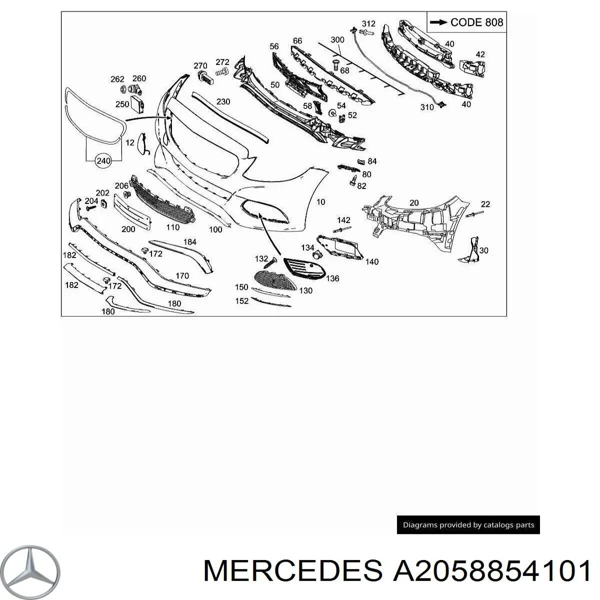  2058854101 Mercedes