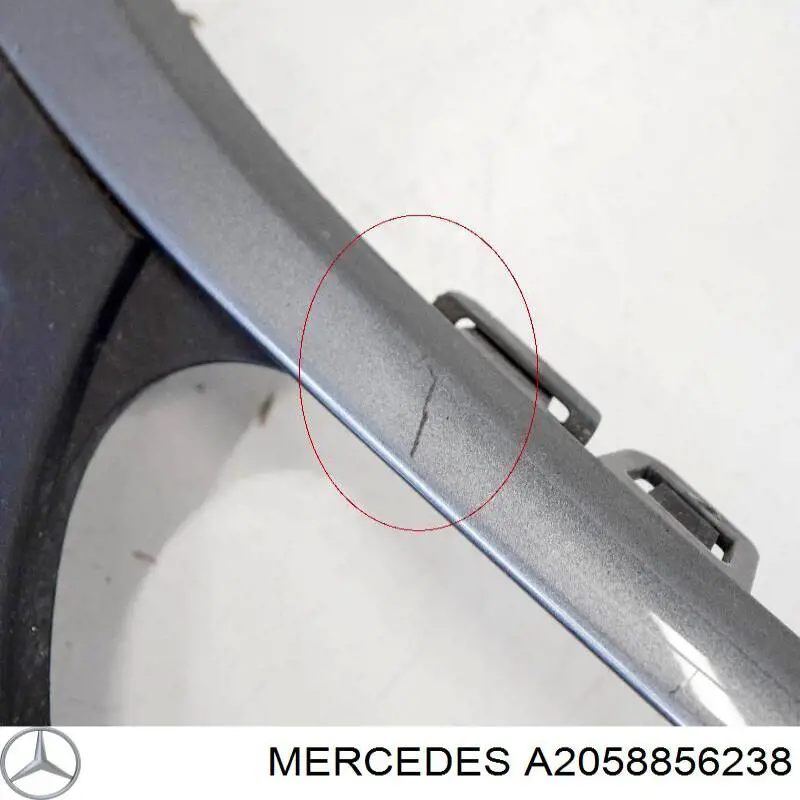 A2058856238 Mercedes Молдинг бампера заднего