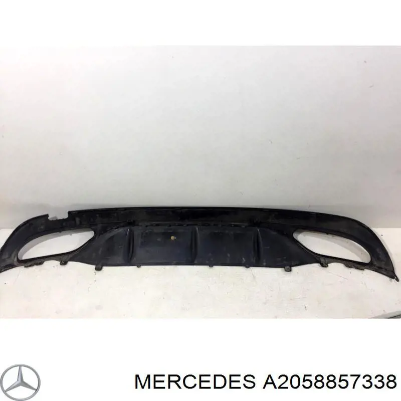 20588573389999 Mercedes spoiler do pára-choque traseiro