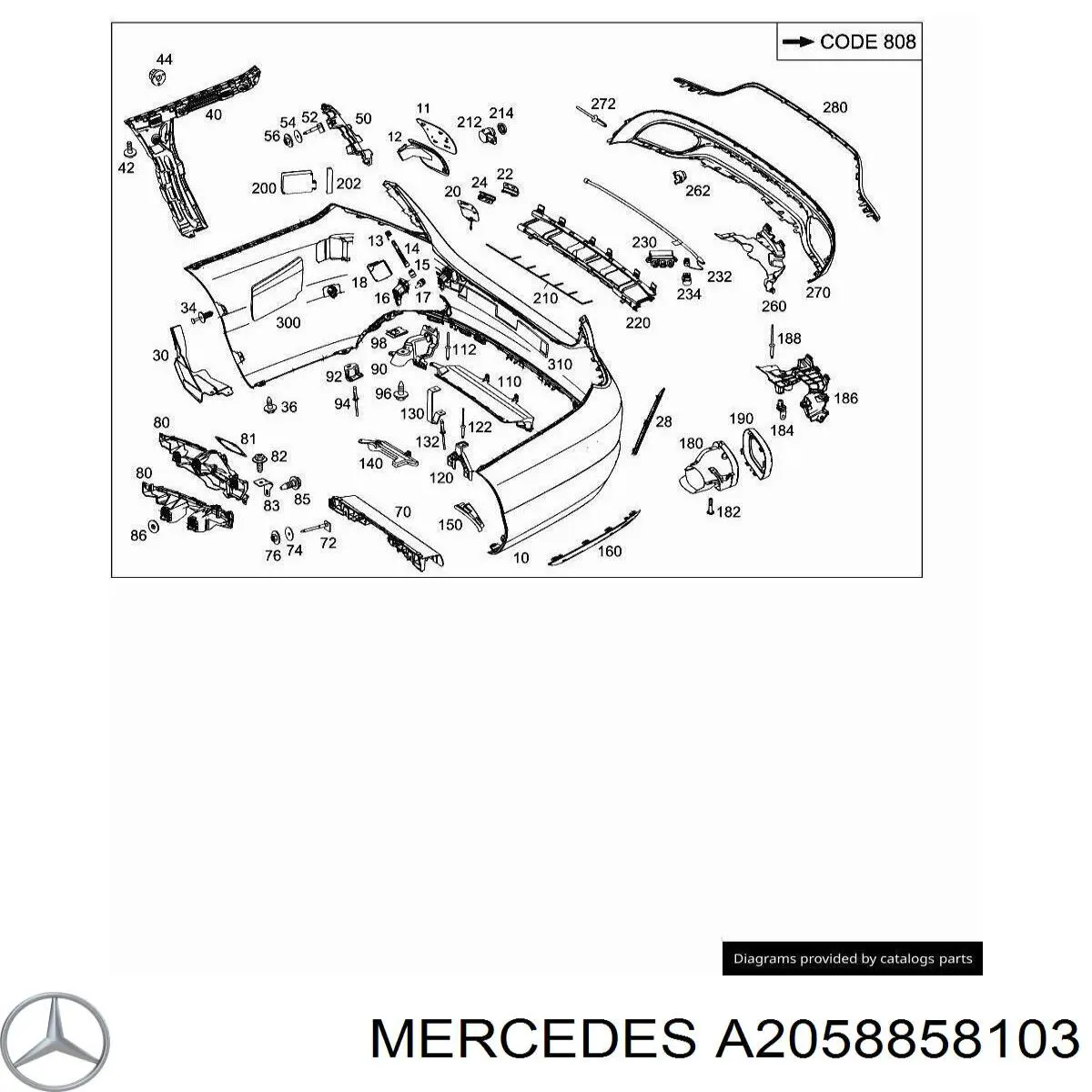 A2058858103 Mercedes 