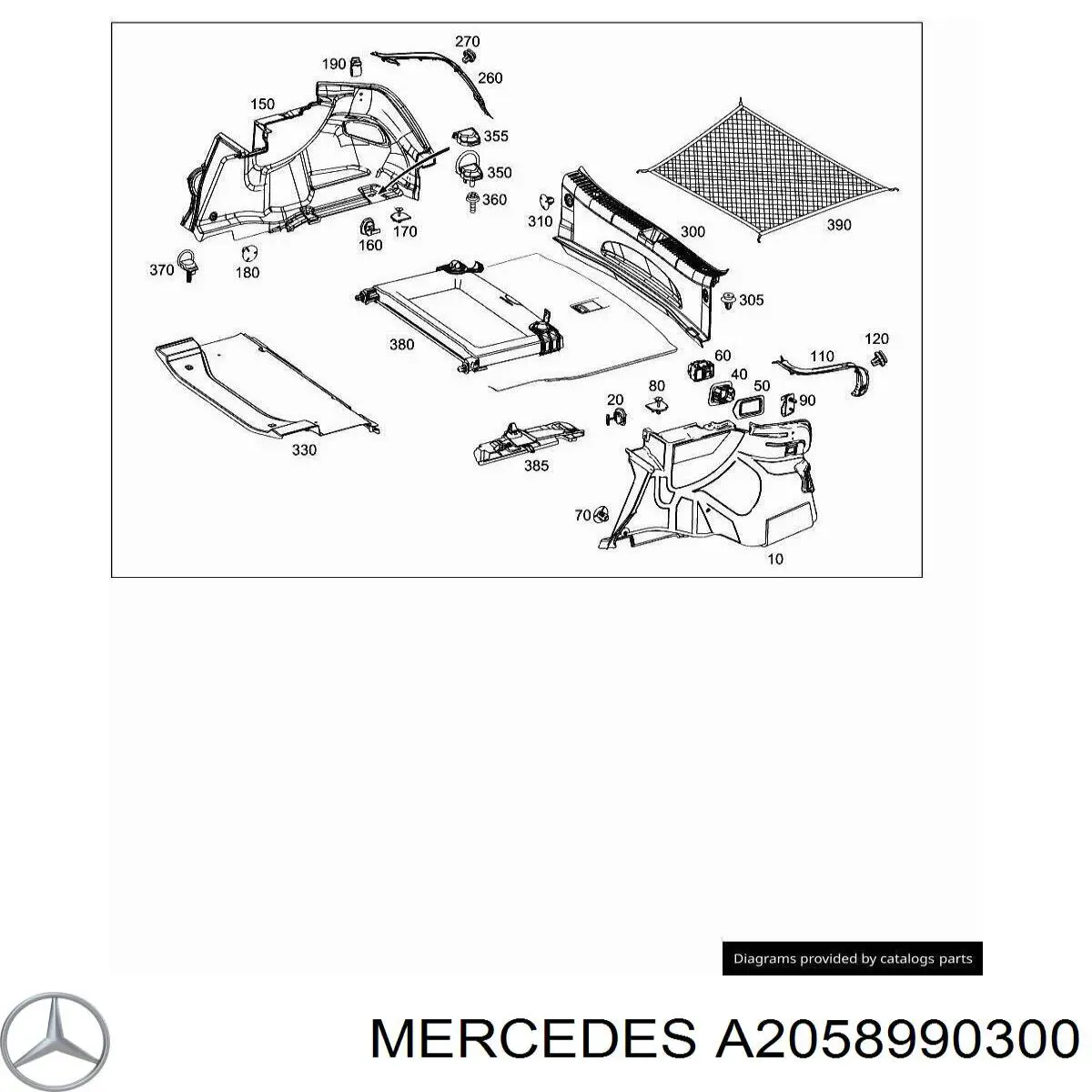 A2058990300 Mercedes 