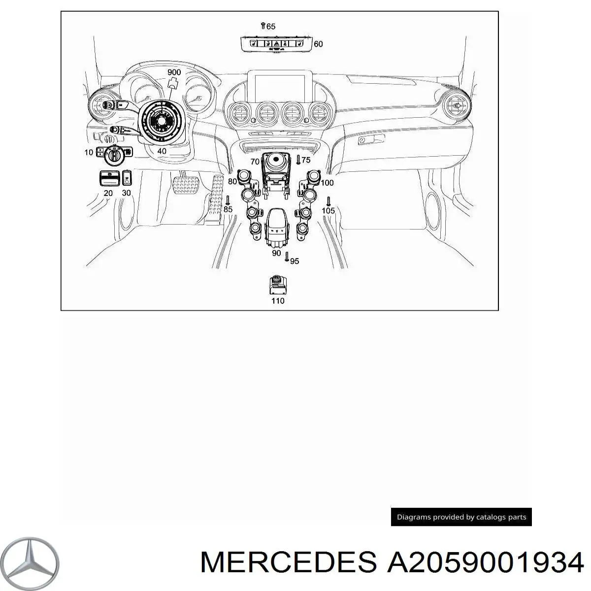  A2059001934 Mercedes