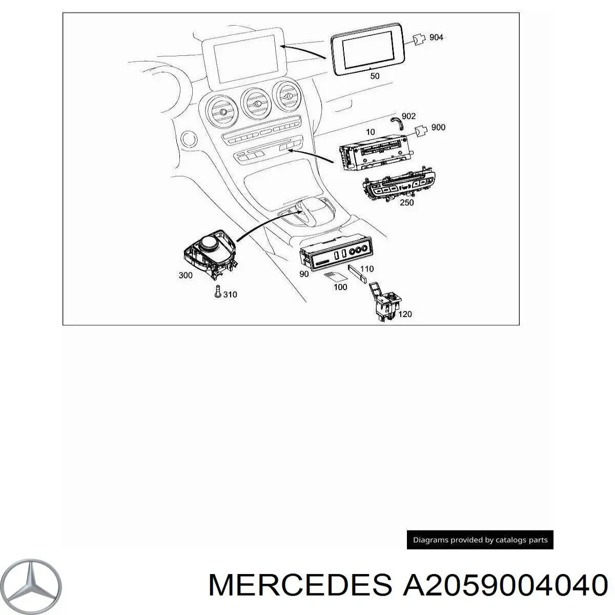 A2059004040 Mercedes