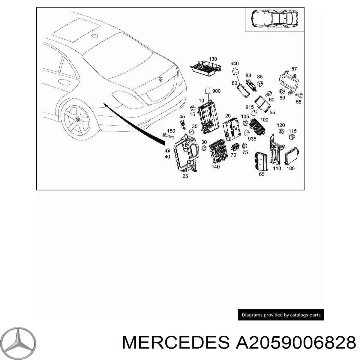A2059006828 Mercedes 