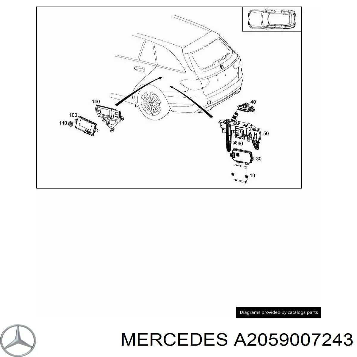  A205900724380 Mercedes