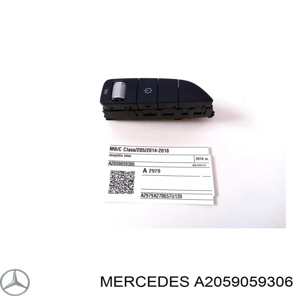 Блок кнопок центральной консоли Mercedes 2059059306 цена, от 48.14 USD