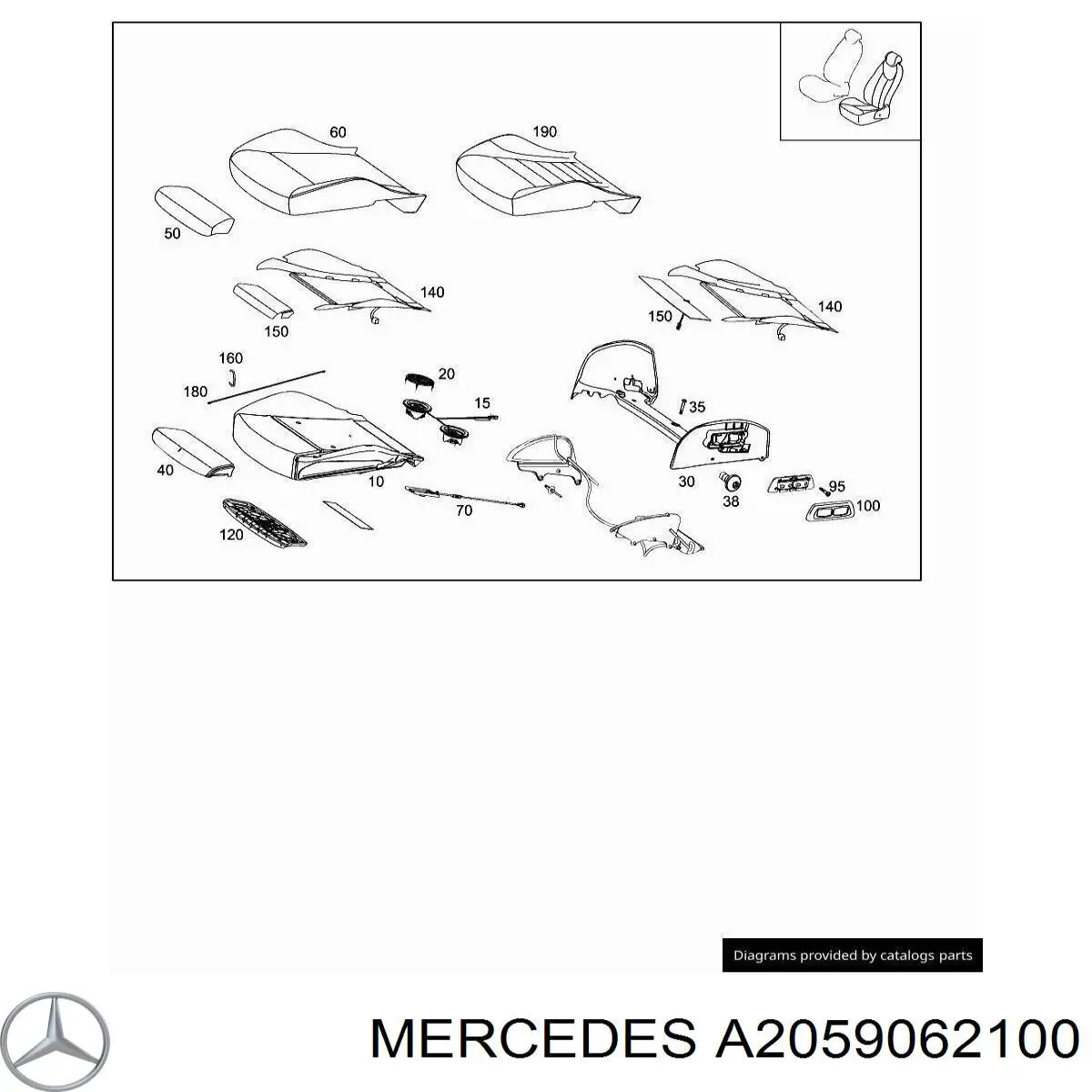 A2059062100 Mercedes 