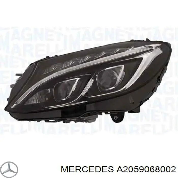 A2059068002 Mercedes luz direita