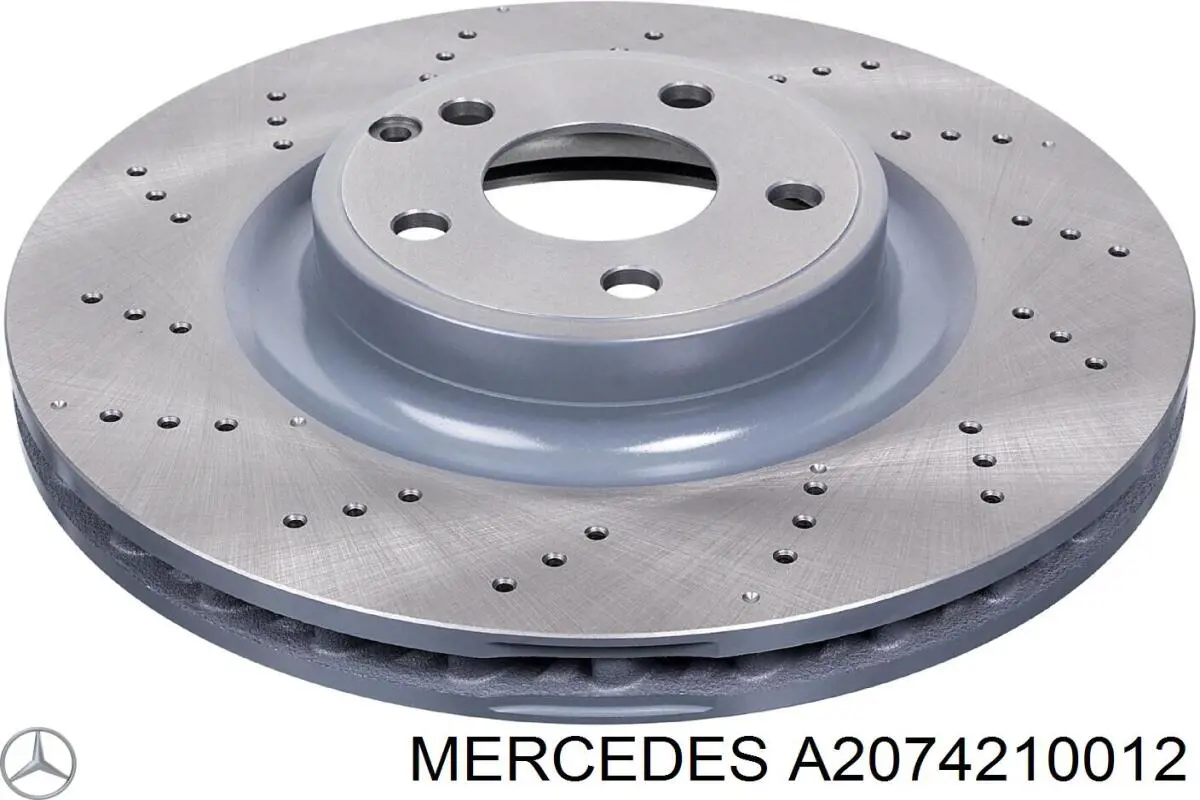 A2074210012 Mercedes Диск тормозной передний