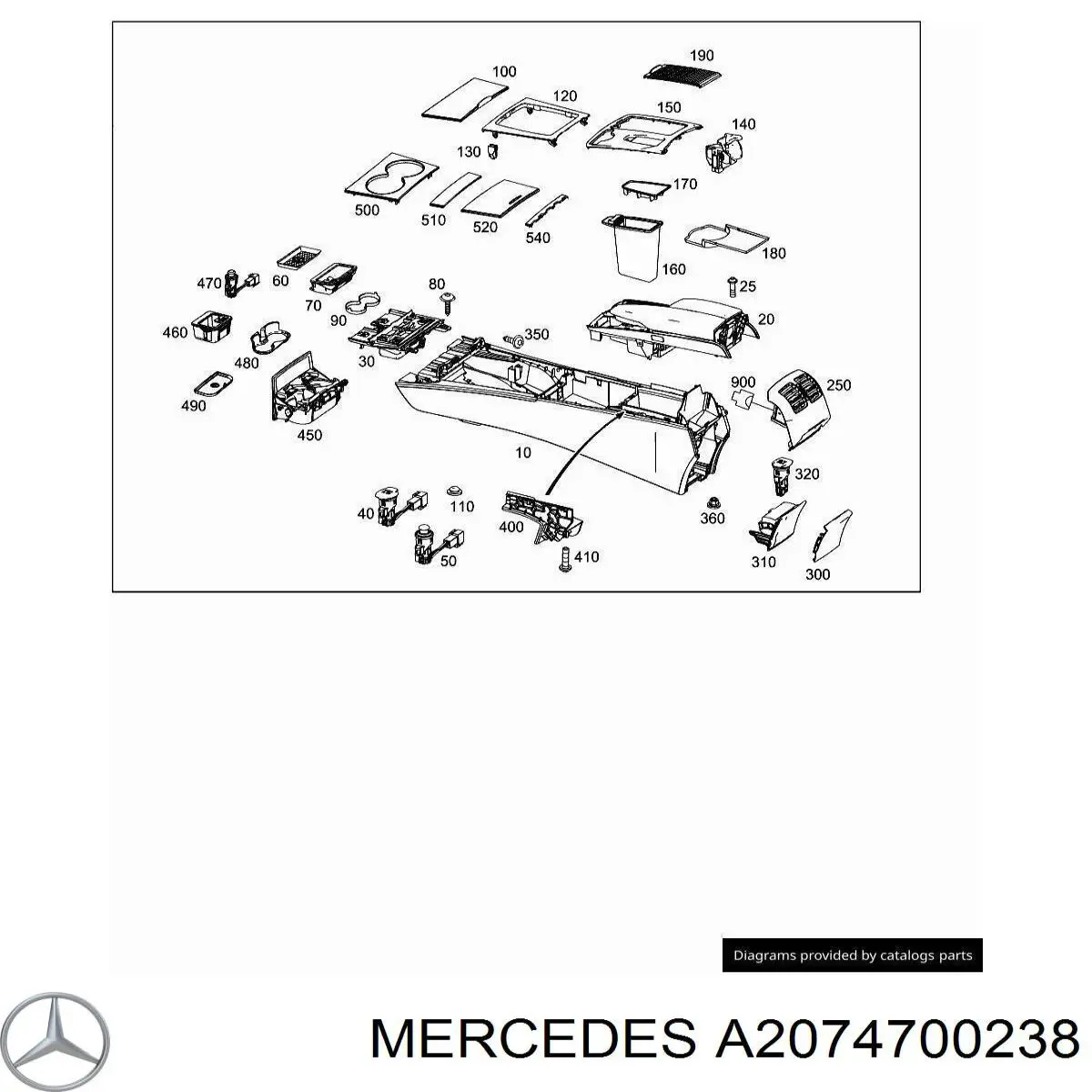 A2074700238 Mercedes 