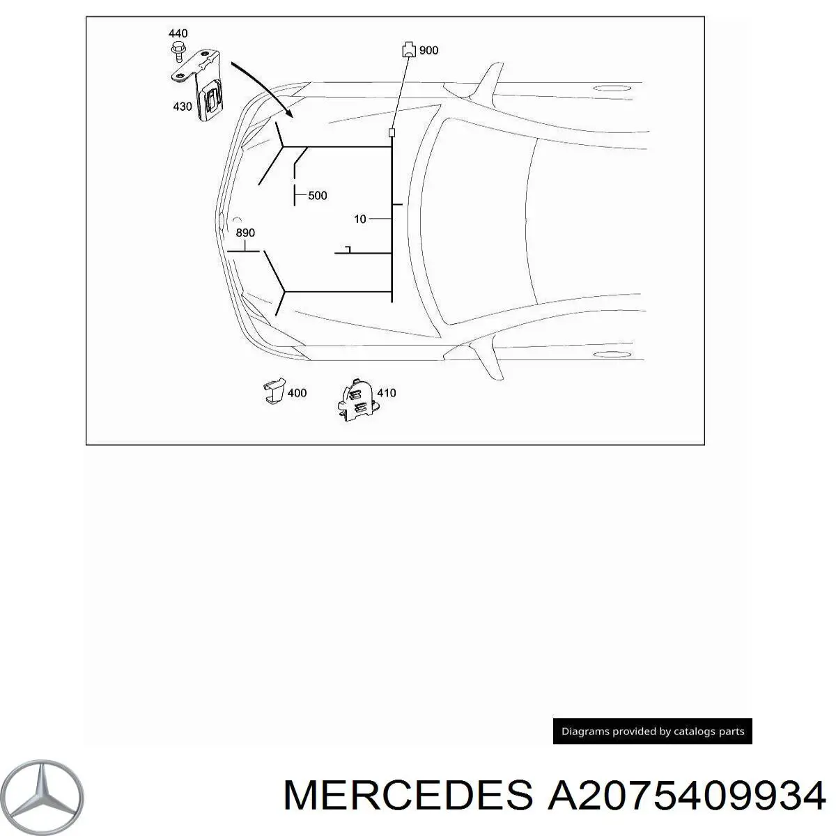 A2075409934 Mercedes 