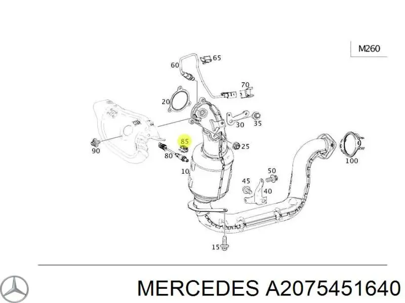  A2075451640 Mercedes