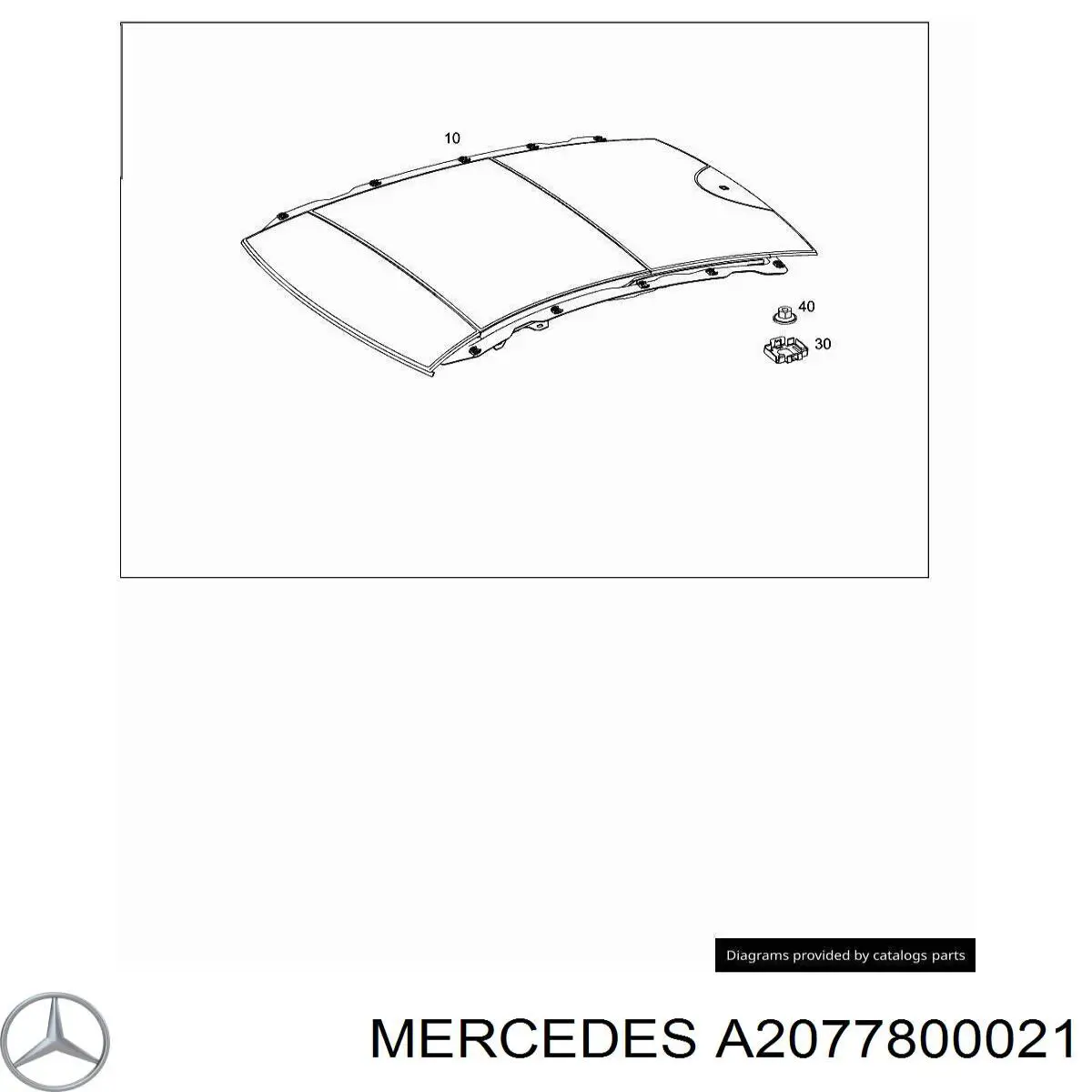  Mercedes A2077800421 цена, от 421.25 USD