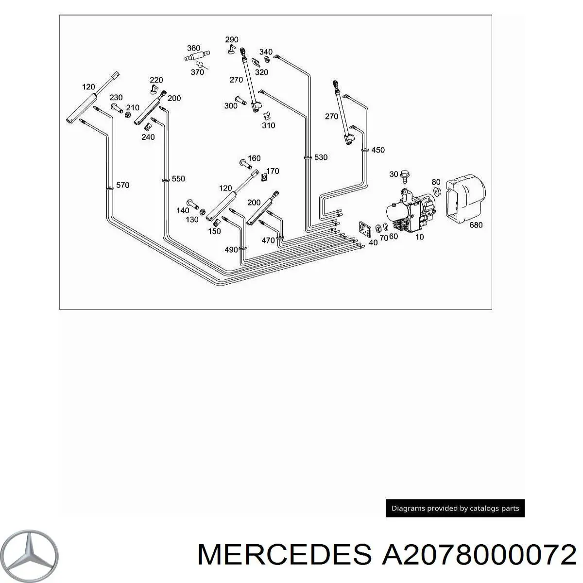 A2078000072 Mercedes 