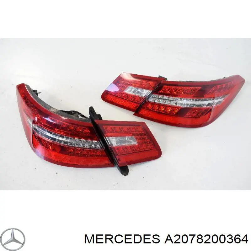 Фонарь задний левый, внутренний Mercedes 2078200364 цена, от 50.67 USD