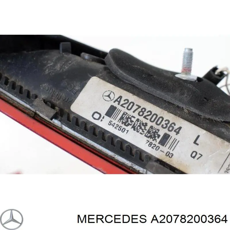 Фонарь задний левый, внутренний Mercedes A2078200364 цена, от 50.67 USD