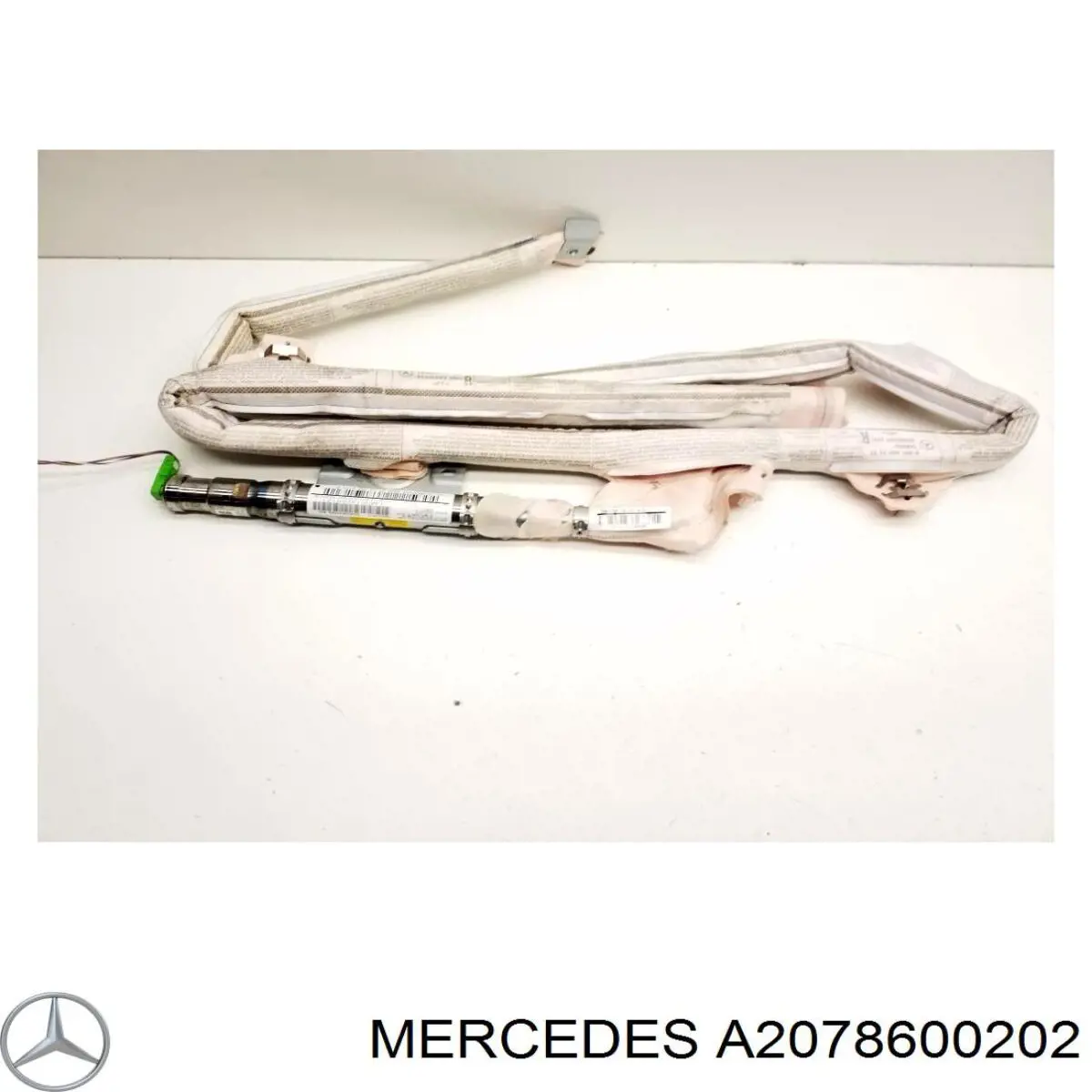 Купить 2078600202 Mercedes AIRBAG, шторка боковая правая