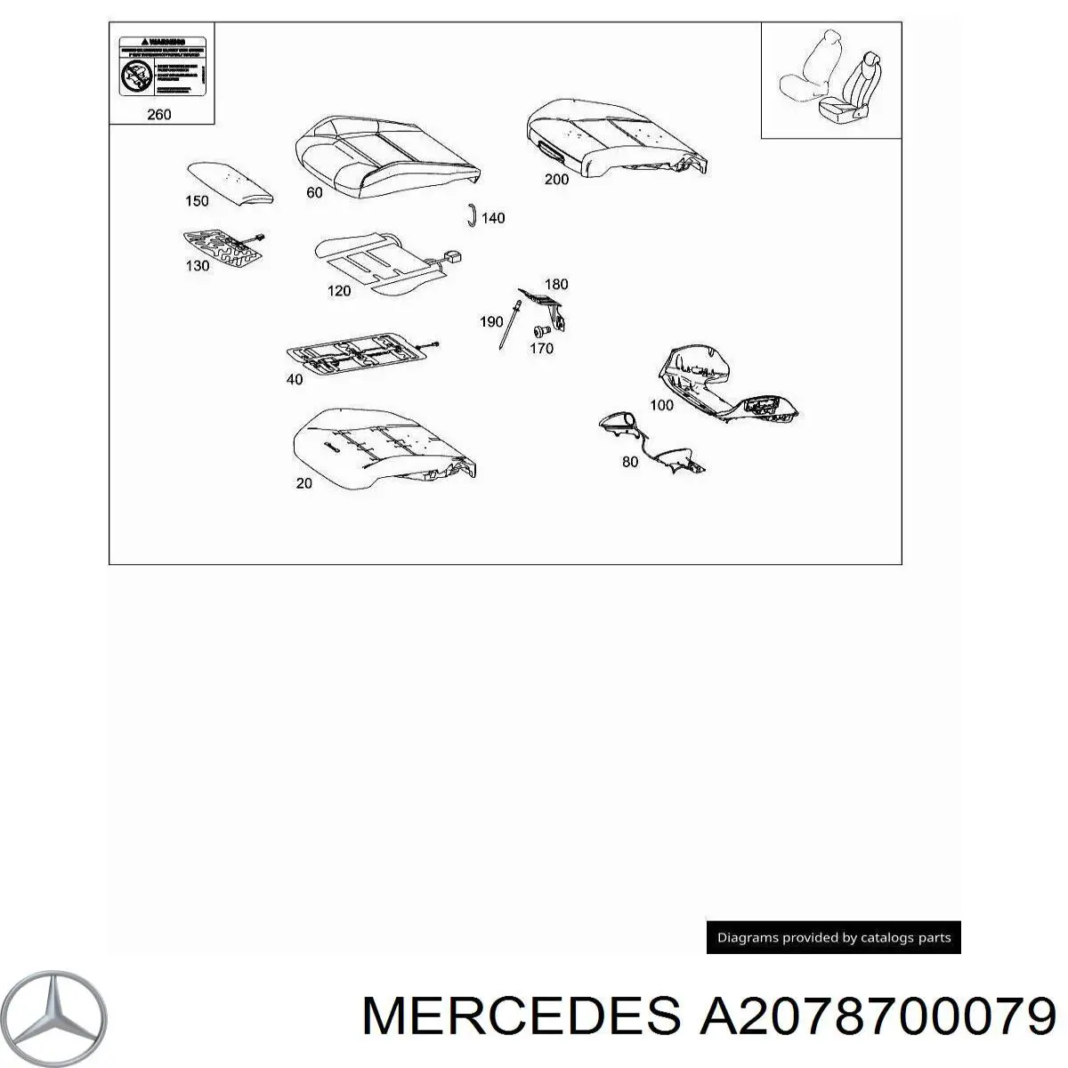  A2078700079 Mercedes