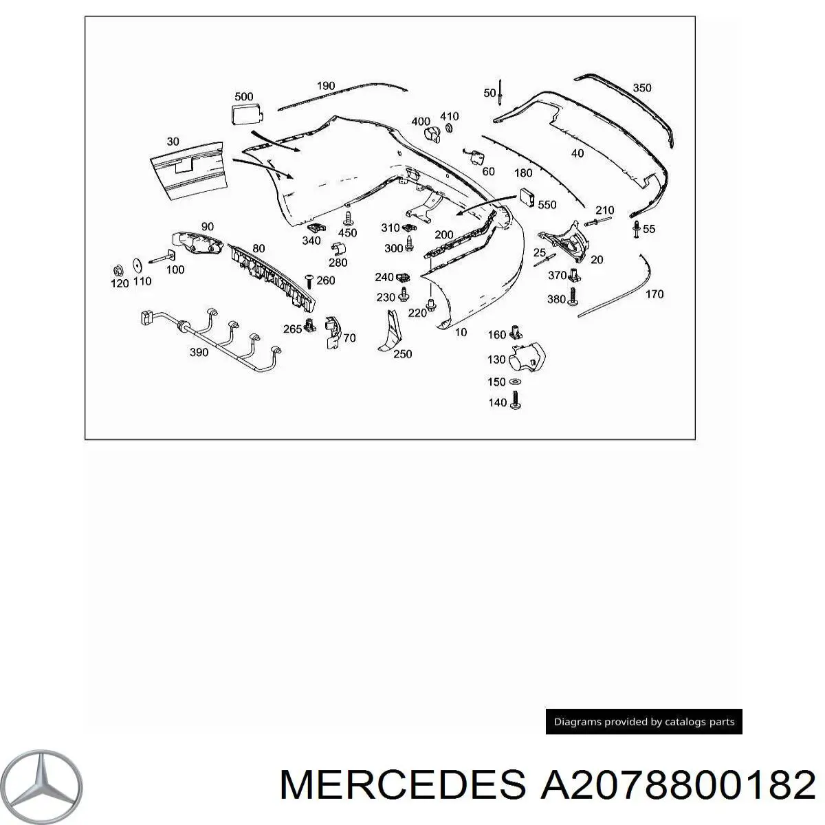  A2078800182 Mercedes