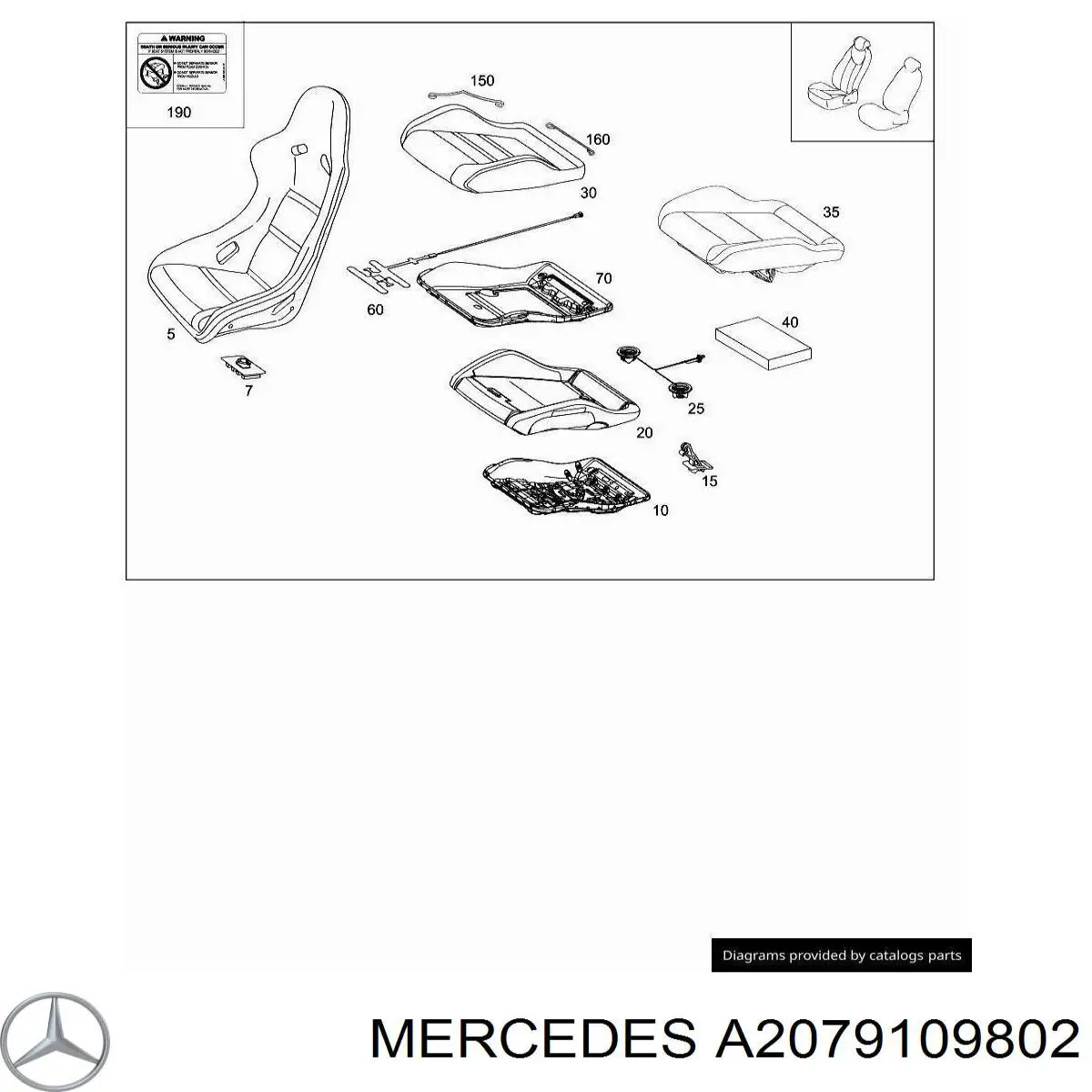 A2079109802 Mercedes 