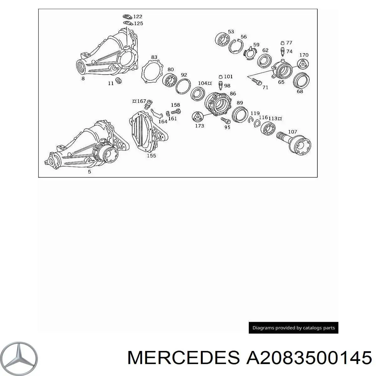  A2083500145 Mercedes