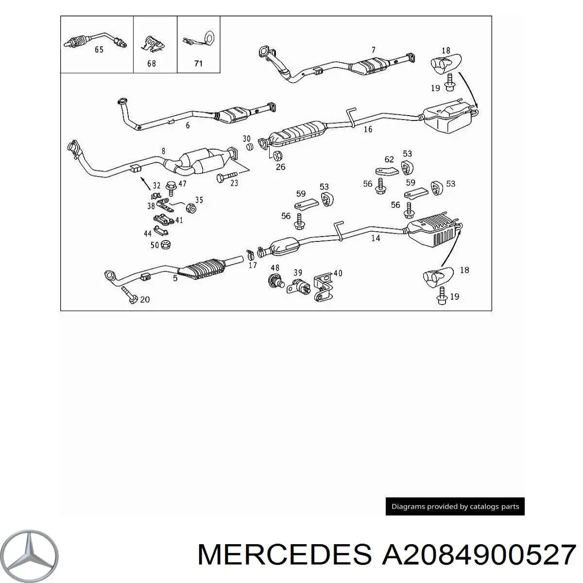 A2084900527 Mercedes 