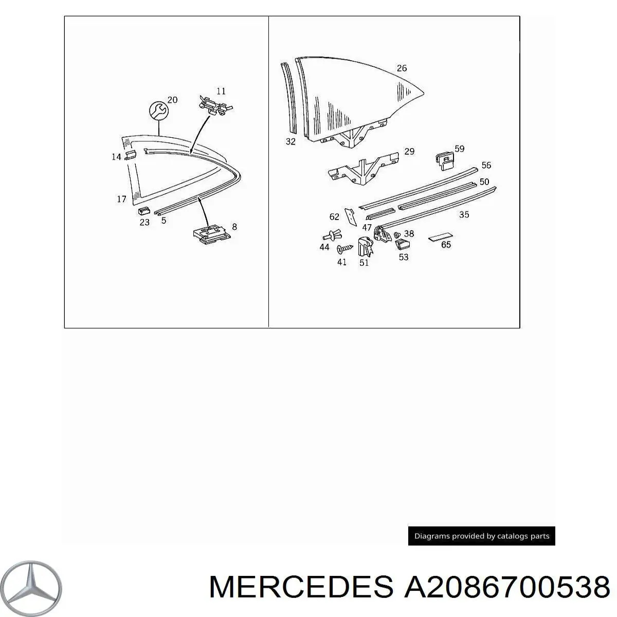  A2086700538 Mercedes