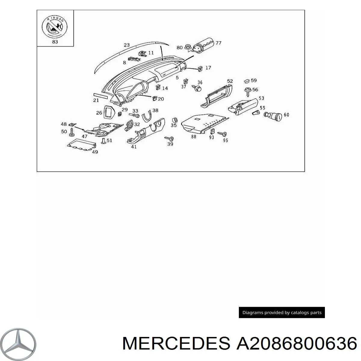 A2086800636 Mercedes 