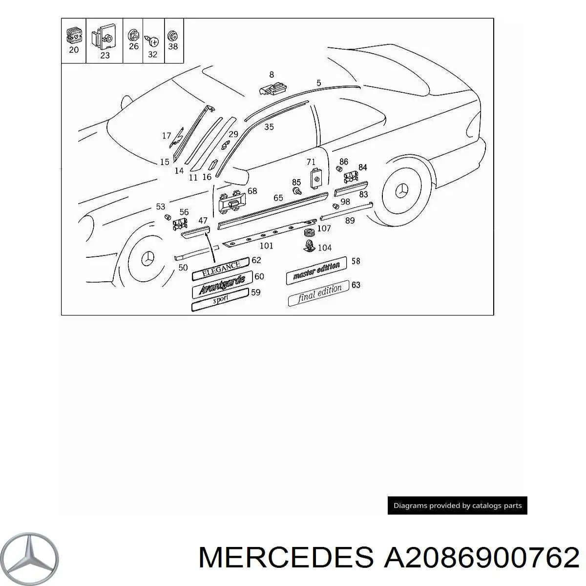 2086900762 Mercedes 